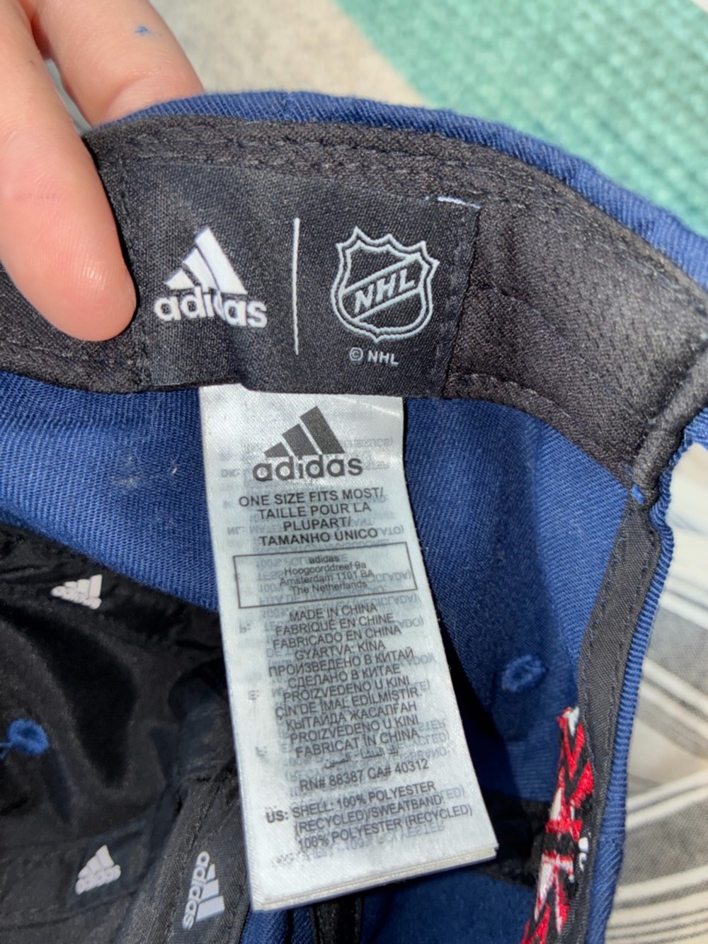 Florida Panthers Adidas Reverse Retro 2.0 Hat Palm Tree NHL Blue RR - Picture 2 of 8